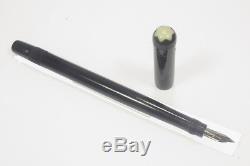Rare MONTBLANC SIMPLO n° 1 Long Size-Safety filler-Black Hard Rubber-g nib OBB