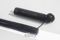 Rare MONTBLANC SIMPLO n° 1 Long Size-Safety filler-Black Hard Rubber-g nib OBB