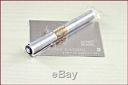 Rare Montblanc Mahatma Ghandi Great Characters 888 Le Fountain Pen /241/18k Gold