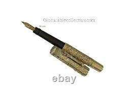 Rare Montblanc Meazza N. 2 Gold R 18 K R Gold Safety 1920