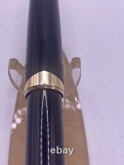 Rare Montblanc Meisterstuck No 14 Fountain Pen 14ct Gold Broad Stub Nib Germany