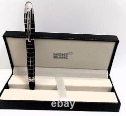 Refurbished Mont Blanc Star Walker Roller Ball Point Black Pen For Gift