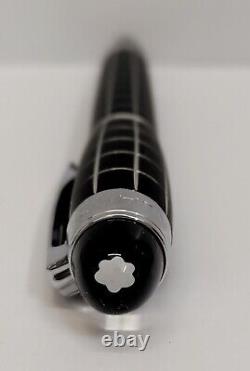 Refurbished Mont Blanc Star Walker Roller Ball Point Black Pen For Gift