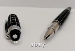 Refurbished Mont Blanc Star Walker Roller Ball Point Black Pen For Gift