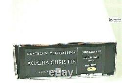 SEALED Montblanc Agatha Christie Writers LE 1996 Silver snake fountain pen
