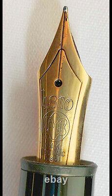 Stilografica Montblanc meisterstuck 146 anni 80 pennino in oro 14
