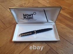 Vintage 1950s MONTBLANC No. 254 Black Fountain Pen great condition, no cracks