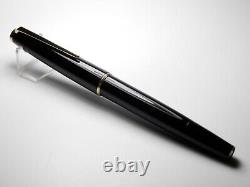 Vintage Black Montblanc 320 Fountain Pen-14K Gold M Nib-Germany 1971-1973