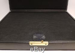 Vintage MONTBLANC 20 Pen Black Leather Case Display Box