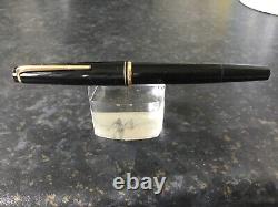 Vintage MONTBLANC 22 Fountain Pen Black engraved MONTBLANC 22 on cap band