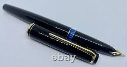 Vintage MONTBLANC 24 Resin Fountain Pen- 14k F Fine Pt Nib- Germany-SERVICED- 22