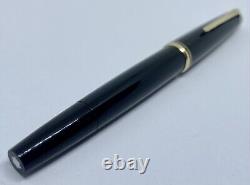 Vintage MONTBLANC 24 Resin Fountain Pen- 14k F Fine Pt Nib- Germany-SERVICED- 22