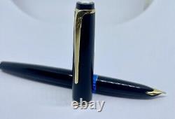 Vintage MONTBLANC 24 Resin Fountain Pen- 14k F Fine Pt Nib- Germany-SERVICED- 22