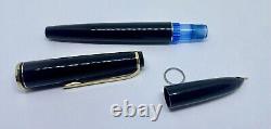 Vintage MONTBLANC 24 Resin Fountain Pen- 14k F Fine Pt Nib- Germany-SERVICED- 22