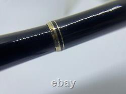 Vintage MONTBLANC 24 Resin Fountain Pen- 14k F Fine Pt Nib- Germany-SERVICED- 22