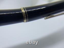 Vintage MONTBLANC 24 Resin Fountain Pen- 14k F Fine Pt Nib- Germany-SERVICED- 22