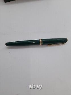 Vintage MONTBLANC Generation Ballpoint Pen Green Gold Trim in Presentation Box