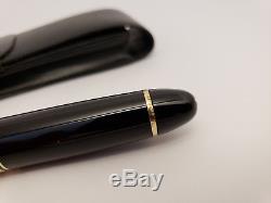 Vintage MONTBLANC Meisterstuck 18C Gold Nib 149 Fountain Pen + Leather Pouch