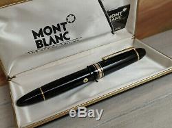 Vintage MONTBLANC Meisterstuck Medium 14C Gold nib 149 Fountain Pen, NOS