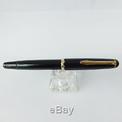 Vintage MONTBLANC Monte Rosa 042G Black Fountain Pen Gold Nib EF Germany 1950's