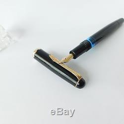Vintage MONTBLANC Monte Rosa 042G Black Fountain Pen Gold Nib EF Germany 1950's