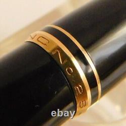 Vintage MONTBLANC No28 Black / Gold lever mechanism Ballpoint pen Germany 1960s