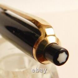 Vintage MONTBLANC Pix No36 Black Gold Trim Mechanical Pencil 1.18 Germany 1960s