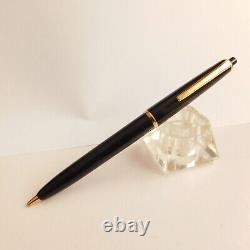 Vintage MONTBLANC Pix No36 Black Gold Trim Mechanical Pencil 1.18 Germany 1960s