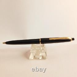 Vintage MONTBLANC Pix No36 Black Gold Trim Mechanical Pencil 1.18 Germany 1960s