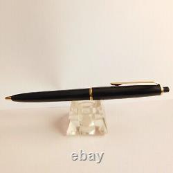 Vintage MONTBLANC Pix No36 Black Gold Trim Mechanical Pencil 1.18 Germany 1960s