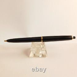 Vintage MONTBLANC Pix No36 Black Gold Trim Mechanical Pencil 1.18 Germany 1960s