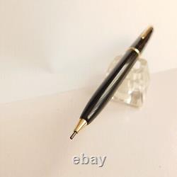 Vintage MONTBLANC Pix No36 Black Gold Trim Mechanical Pencil 1.18 Germany 1960s