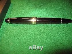 Vintage MontBlanc 146 Fountain Pen with 14 K nib totally certified by MontBlanc