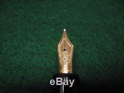 Vintage MontBlanc 146 Fountain Pen with 14 K nib totally certified by MontBlanc