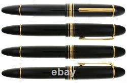 Vintage MontBlanc Meisterstuck 149 Fountain Pen 14K Nib 4810 Black & Gold Trim