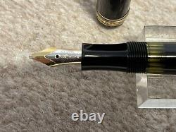 Vintage Montblanc 142 Fountain Pen Celluloid 1950s piston Fill OBB or OBBB nib
