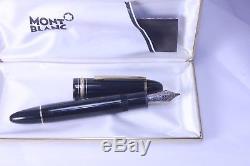 Vintage Montblanc 149 Diplomat Fountain Pen 14K Medium Nib Minty boxed W. Germany