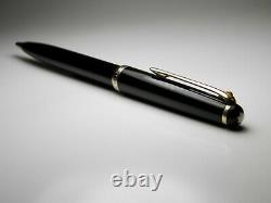 Vintage Montblanc 315 Ballpoint Pen-Black-Lever Clip-Made in Germany 1950s