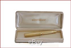 Vintage Montblanc Meisterstuck 144 piston filler Solid 585 gold fountain pen