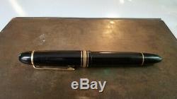 Vintage Montblanc Meisterstuck 149 18k. 750 4810 Nib Piston Fill Fountain Pen