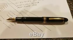 Vintage Montblanc Meisterstuck 149 18k. 750 4810 Nib Piston Fill Fountain Pen