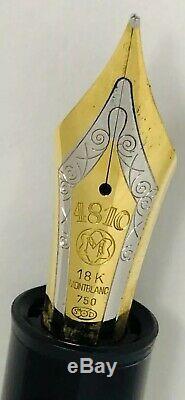 Vintage Montblanc Meisterstuck 149 Fountain Pen 18K Gold 4810 18c 750 Inkwell