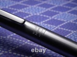 Vintage Montblanc Noblesse Quick Pen Fountain Pen-Matt Steel-Germany 1980s