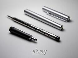 Vintage Montblanc Noblesse Quick Pen Fountain Pen-Matt Steel-Germany 1980s