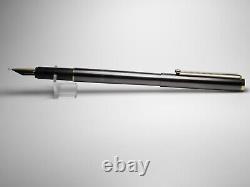Vintage Montblanc Noblesse Slimline Fountain Pen in Box-Gunmetal-Germany 1980s