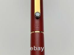 Vintage Montblanc S-Line Red No. 2118 Epoxy Finish Fountain Pen