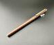 Vintage Montblanc Slimline Matte Brown Gold Plated Fountain Pen