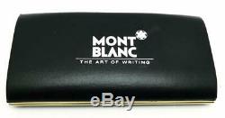 Vintage c. 1990 Montblanc 149 Fountain Pen 18c Tri-Tone F Nib CLEAN in Box