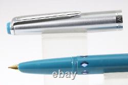 Vintage (c1961-67) Montblanc Monte Rosa No. 41 Fine Turquoise Fountain Pen