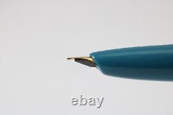 Vintage (c1961-67) Montblanc Monte Rosa No. 41 Fine Turquoise Fountain Pen